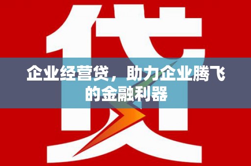 黑龙江企业经营贷，助力企业腾飞的金融利器