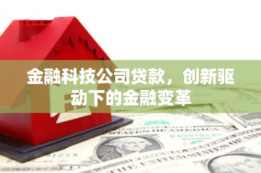 黑龙江金融科技公司贷款，创新驱动下的金融变革