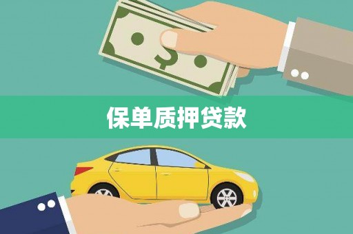 黑龙江保单质押贷款