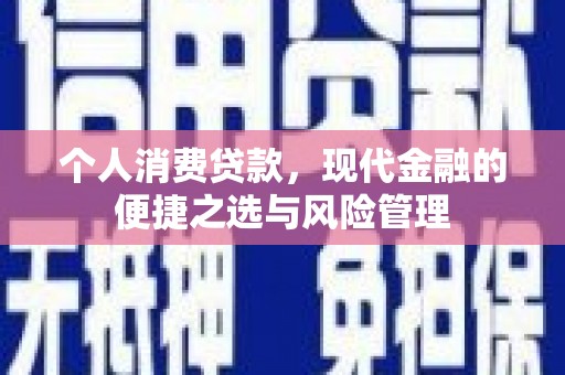 黑龙江个人消费贷款，现代金融的便捷之选与风险管理