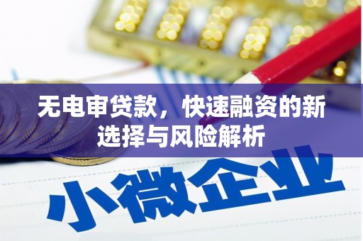 黑龙江无电审贷款，快速融资的新选择与风险解析
