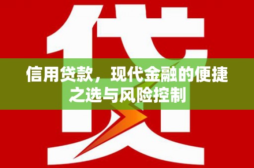 黑龙江信用贷款，现代金融的便捷之选与风险控制
