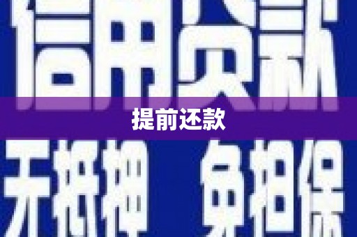 黑龙江提前还款