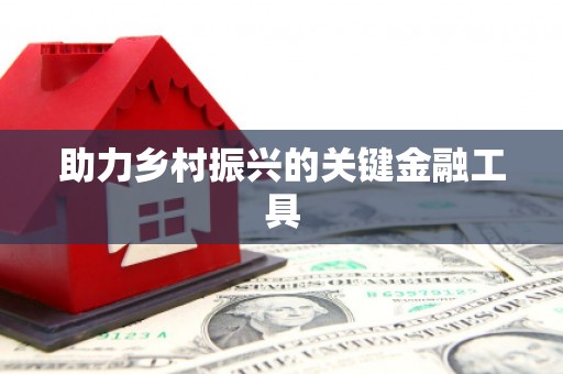 黑龙江助力乡村振兴的关键金融工具