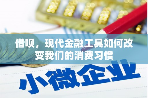 黑龙江借呗，现代金融工具如何改变我们的消费习惯