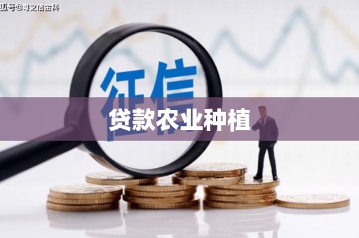 黑龙江贷款农业种植
