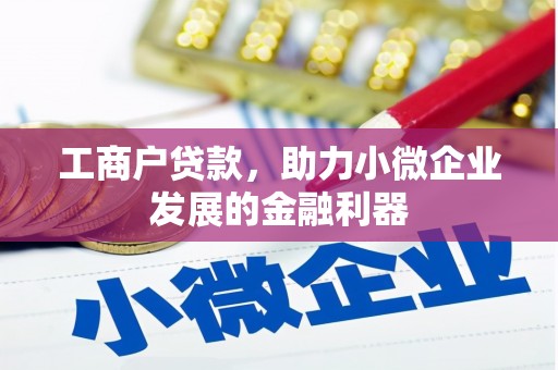 黑龙江工商户贷款，助力小微企业发展的金融利器