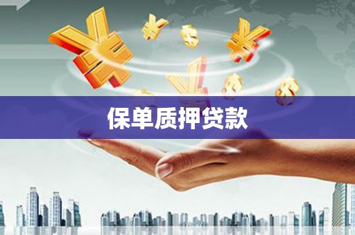 黑龙江保单质押贷款