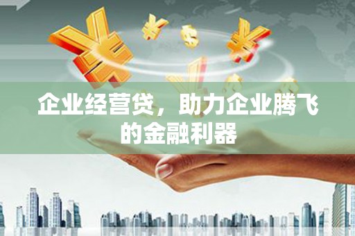 黑龙江企业经营贷，助力企业腾飞的金融利器