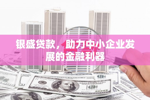 黑龙江银盛贷款，助力中小企业发展的金融利器