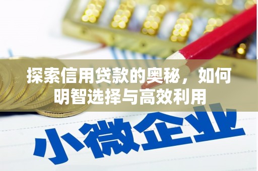 黑龙江探索信用贷款的奥秘，如何明智选择与高效利用
