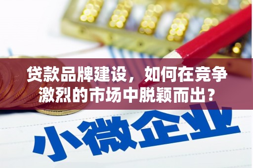 黑龙江贷款品牌建设，如何在竞争激烈的市场中脱颖而出？