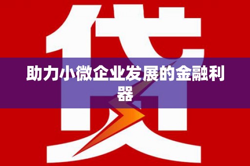 黑龙江助力小微企业发展的金融利器