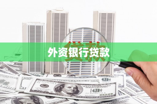 黑龙江外资银行贷款