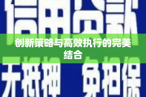 黑龙江创新策略与高效执行的完美结合